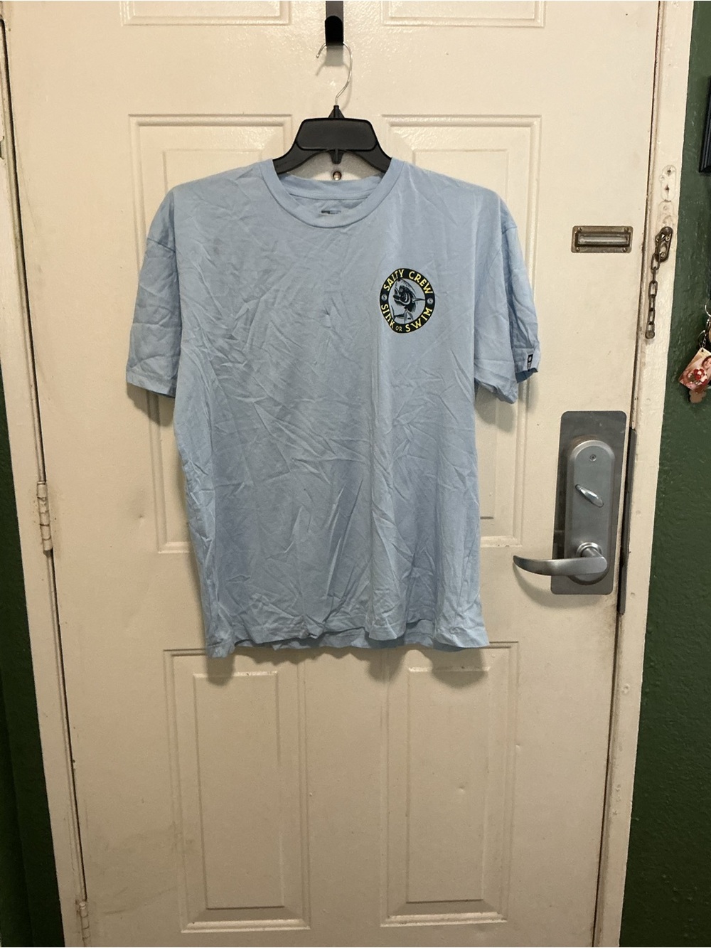 Salty Crew Light Blue Graphic Crew Tee